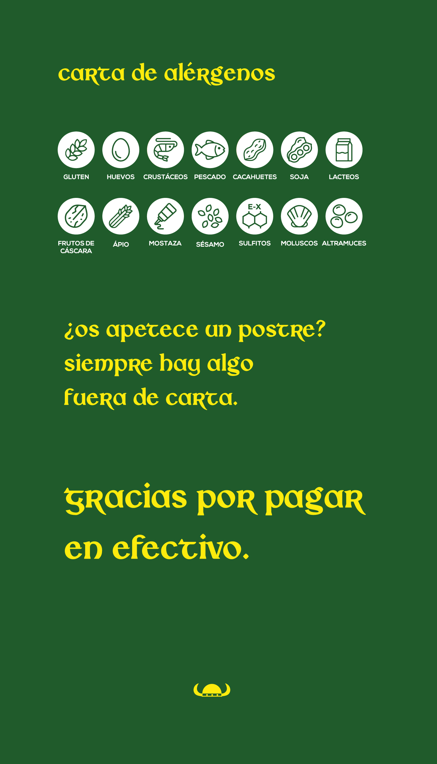 Carta Taberna Celta 2026